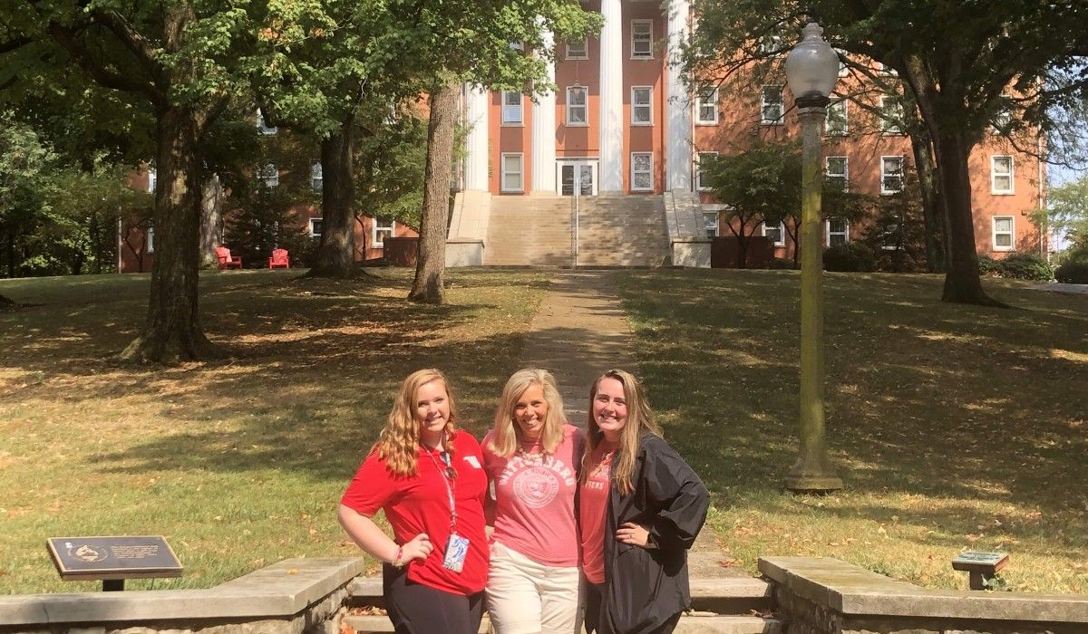 Morgan-White With Her Daughters