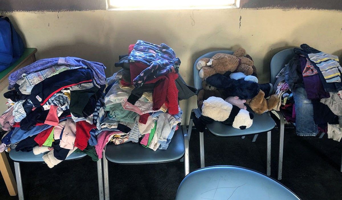 Clothes for the needy in Lesotho