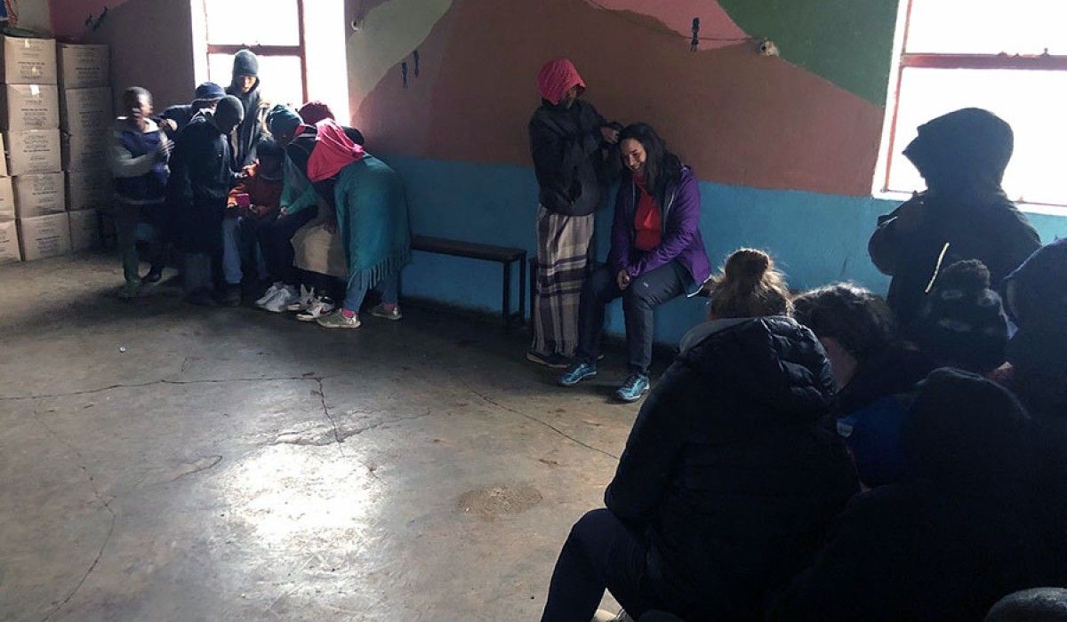 Wittenberg Students in Lesotho