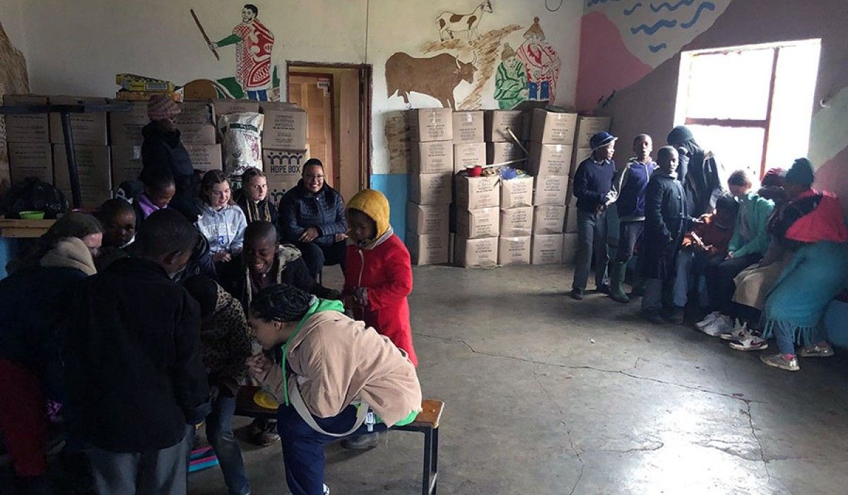 Wittenberg Students in Lesotho