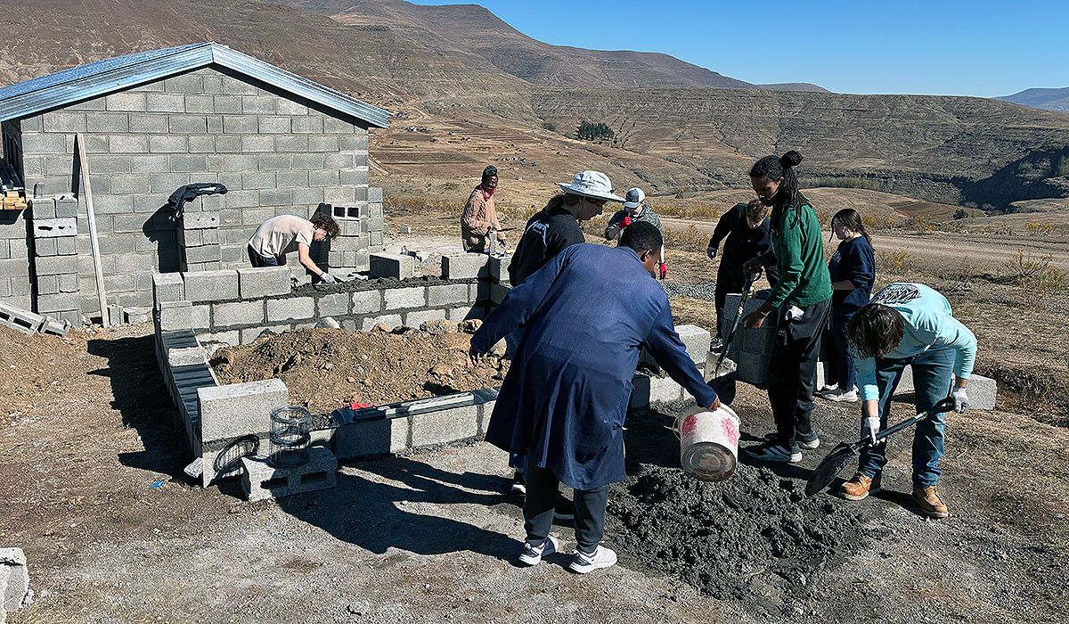 Wittenberg University Students Lesotho