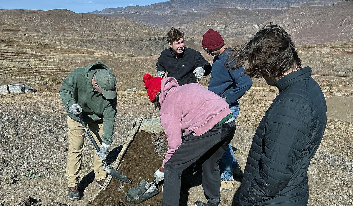 Wittenberg University Students Lesotho
