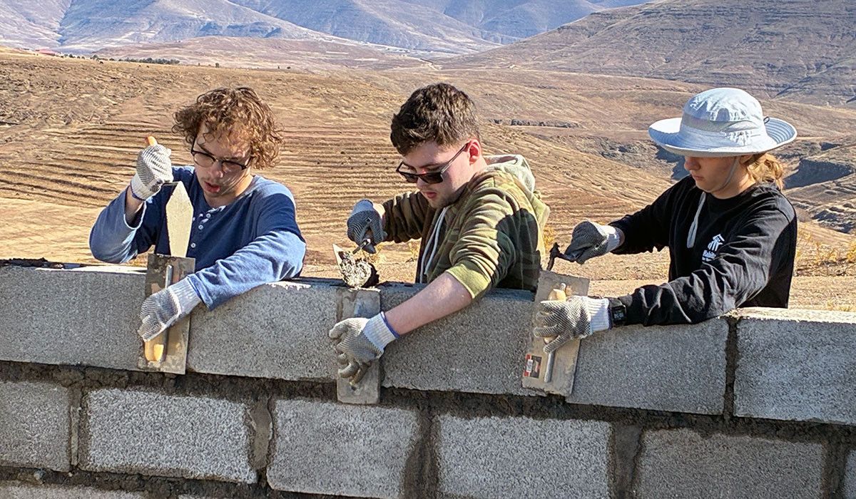 Wittenberg University Students Lesotho