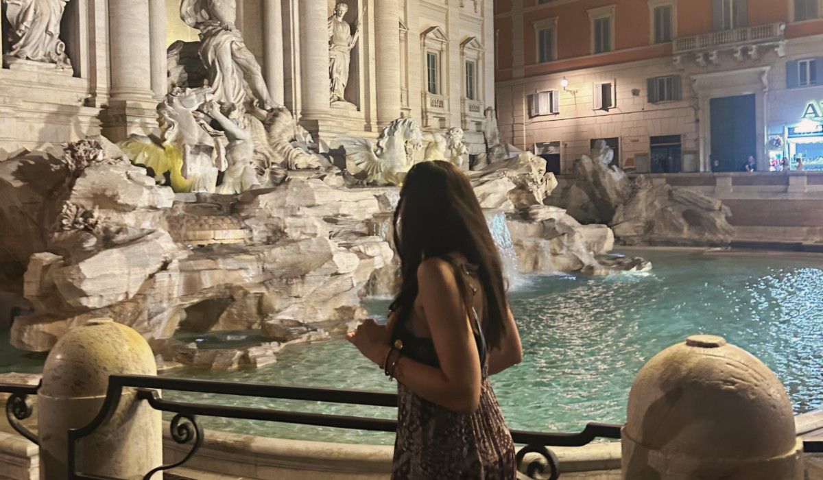 Karley Moore '27 in Italy