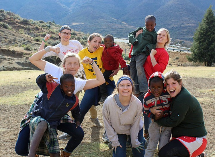 Students in Lesotho