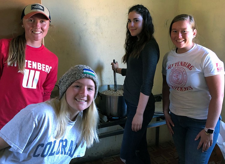 Wittenberg Students hard at work