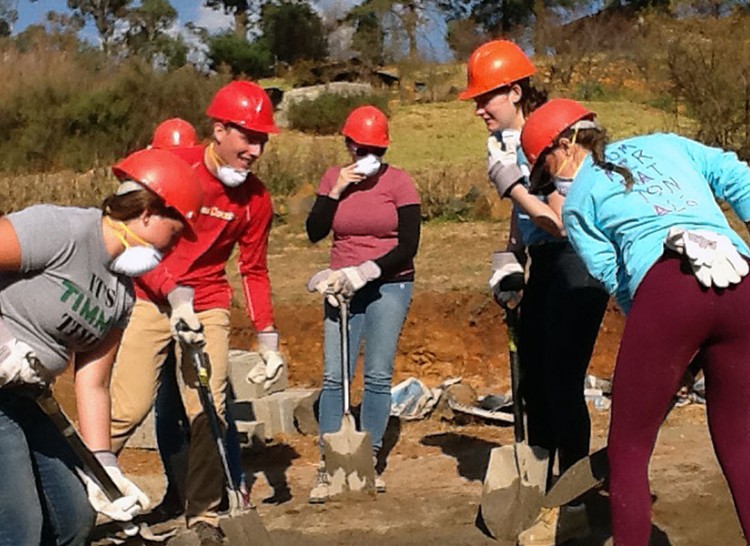 Students at Work in Lesotho