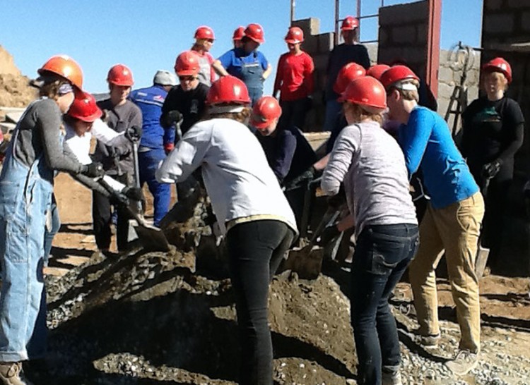 Students at Work in Lesotho