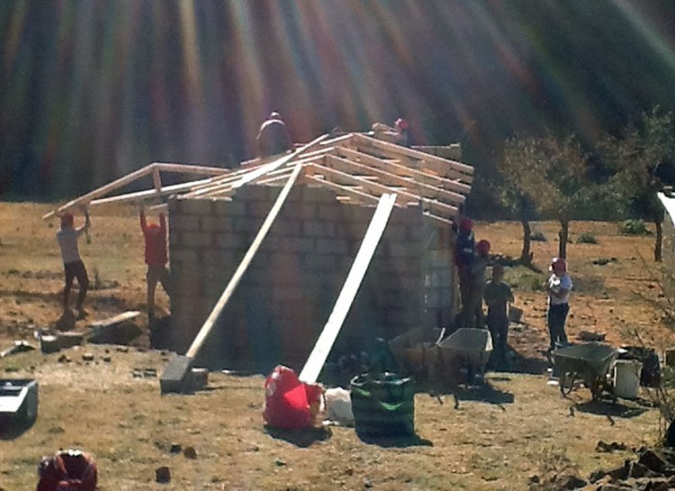 Students at Work in Lesotho