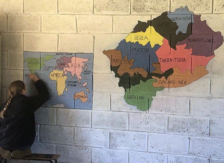 Lesotho School Mural