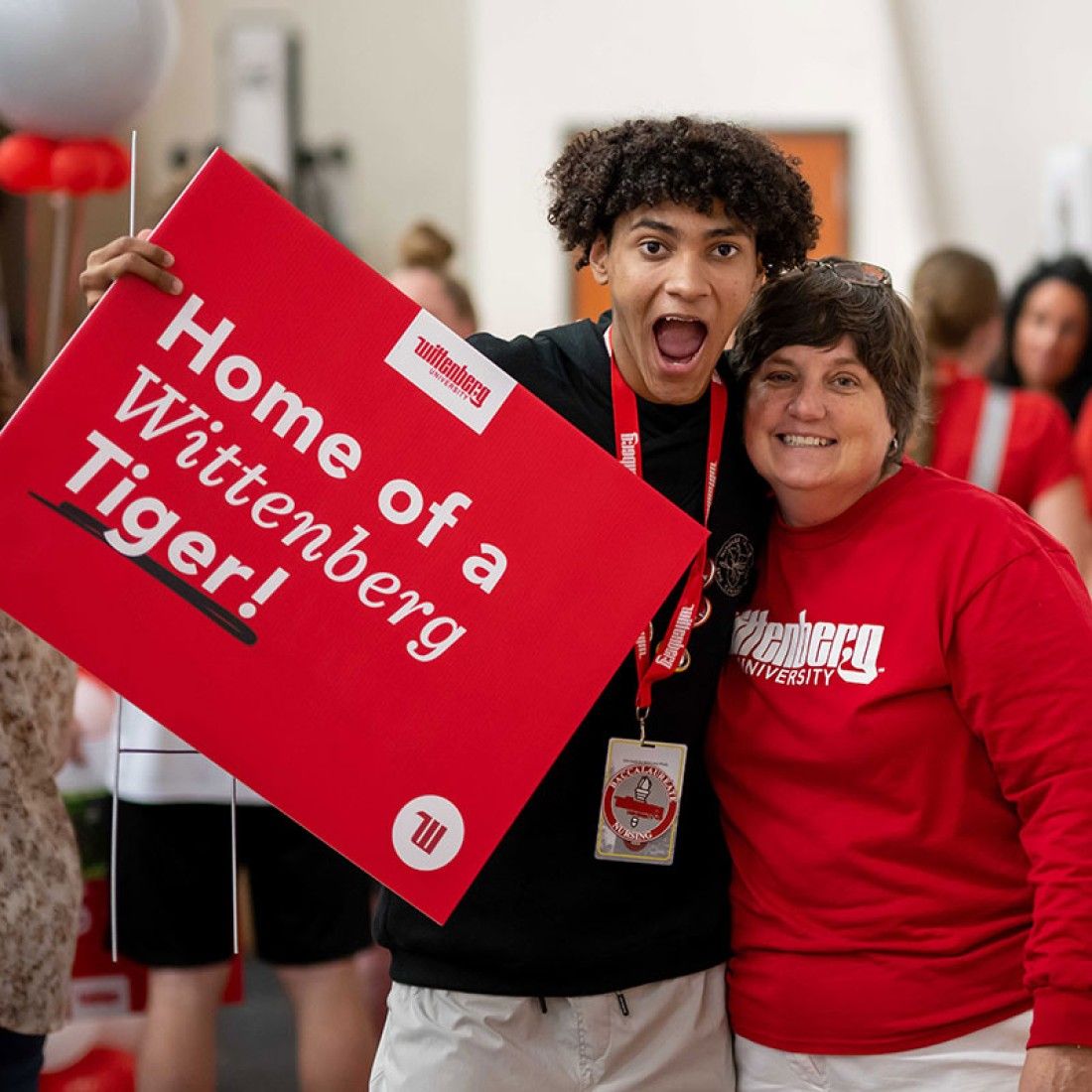 Admission Staff and Accepted Student