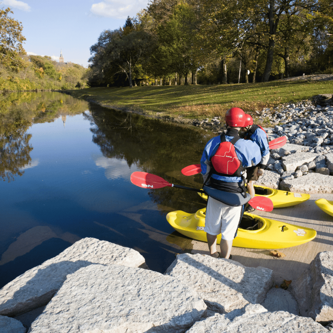 Student Kayaking