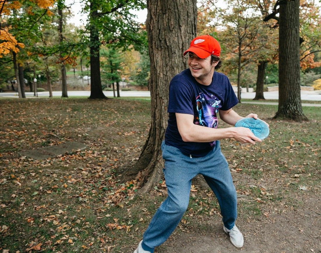 disc golf on campus